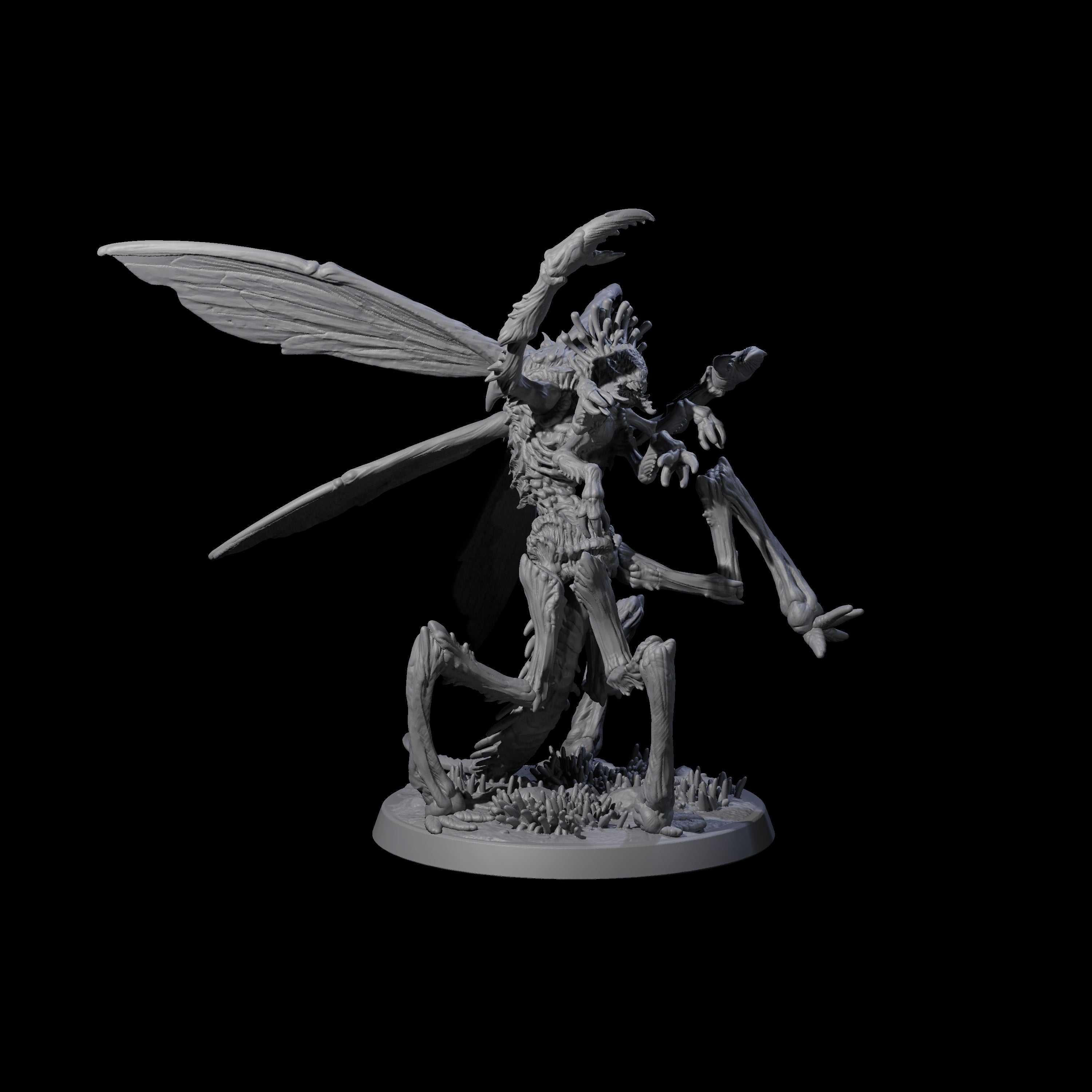 Frenzied Mi-Go Berserker Miniature for Dungeons and Dragons, Pathfinder or other TTRPGs