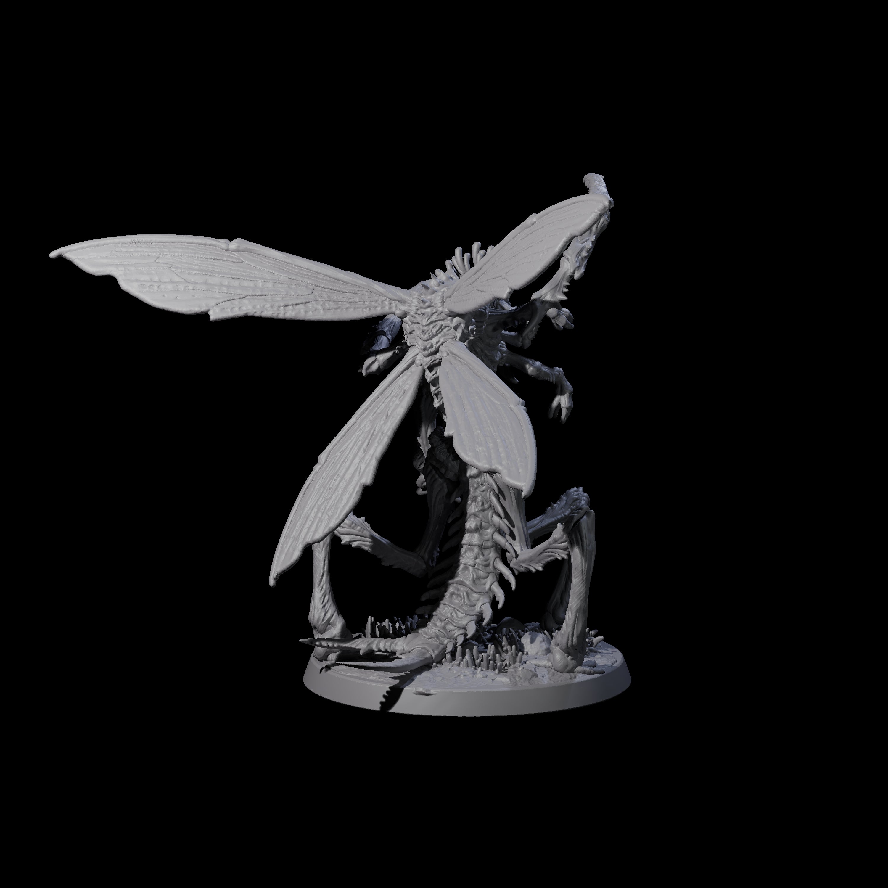 Frenzied Mi-Go Berserker Miniature for Dungeons and Dragons, Pathfinder or other TTRPGs