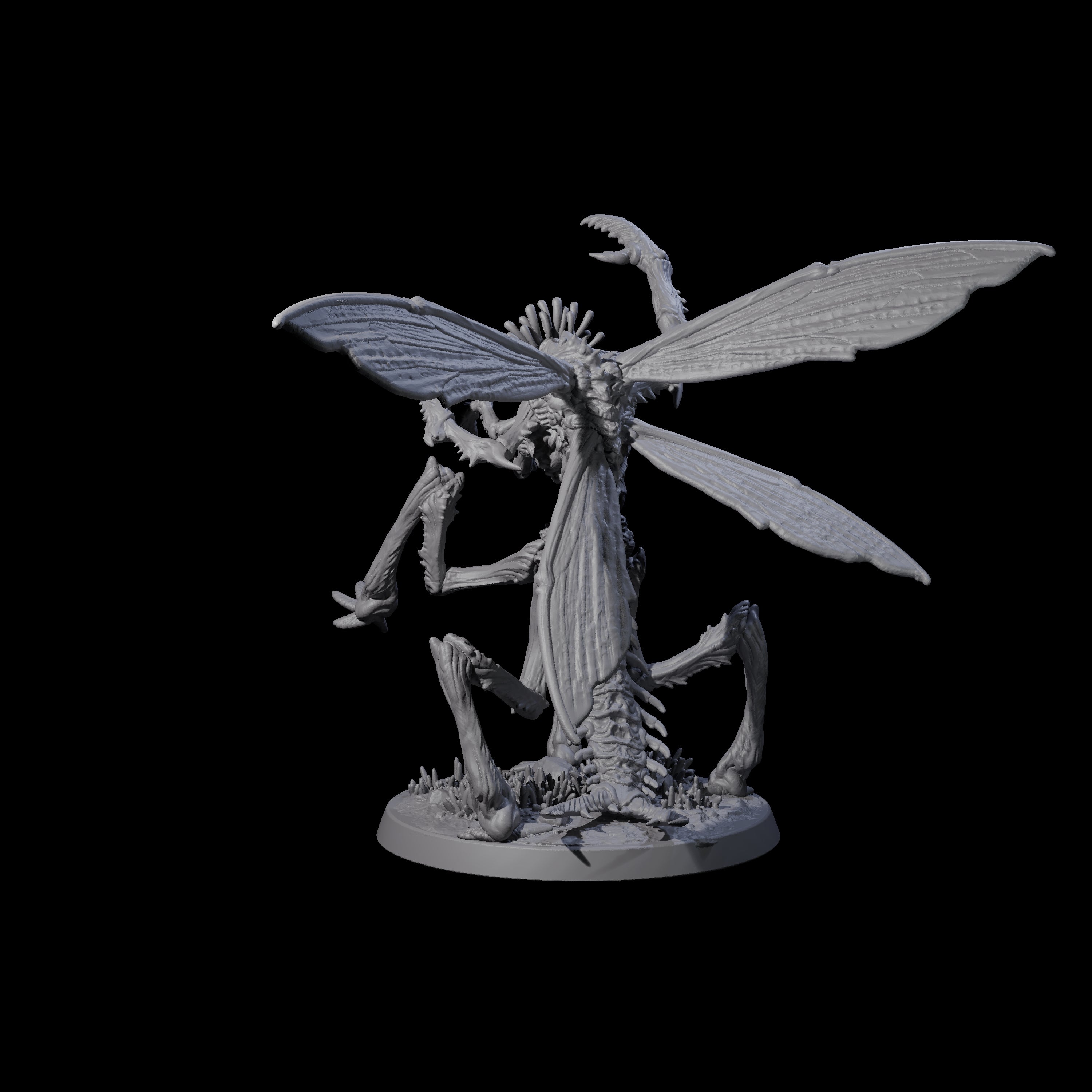 Frenzied Mi-Go Berserker Miniature for Dungeons and Dragons, Pathfinder or other TTRPGs