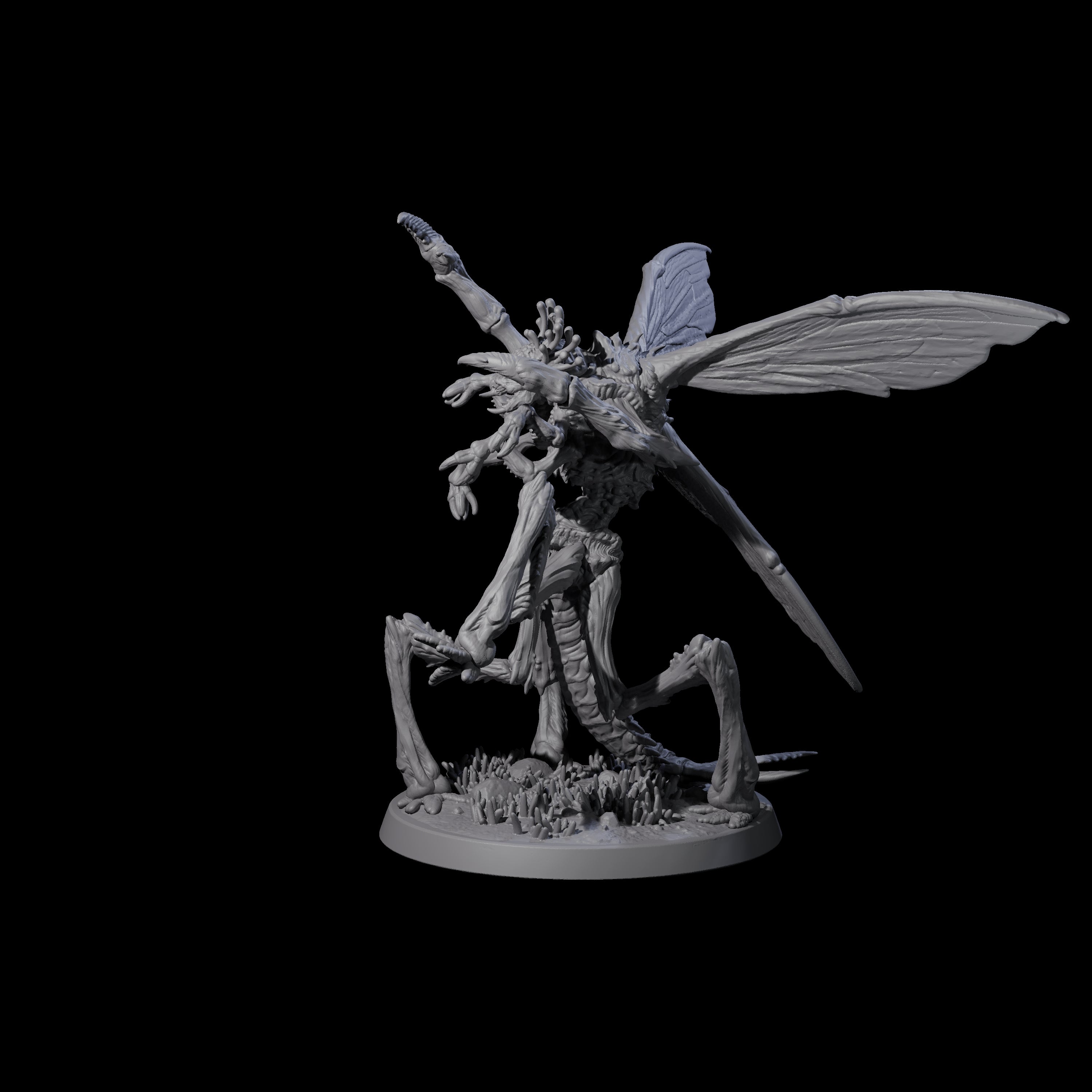 Frenzied Mi-Go Berserker Miniature for Dungeons and Dragons, Pathfinder or other TTRPGs