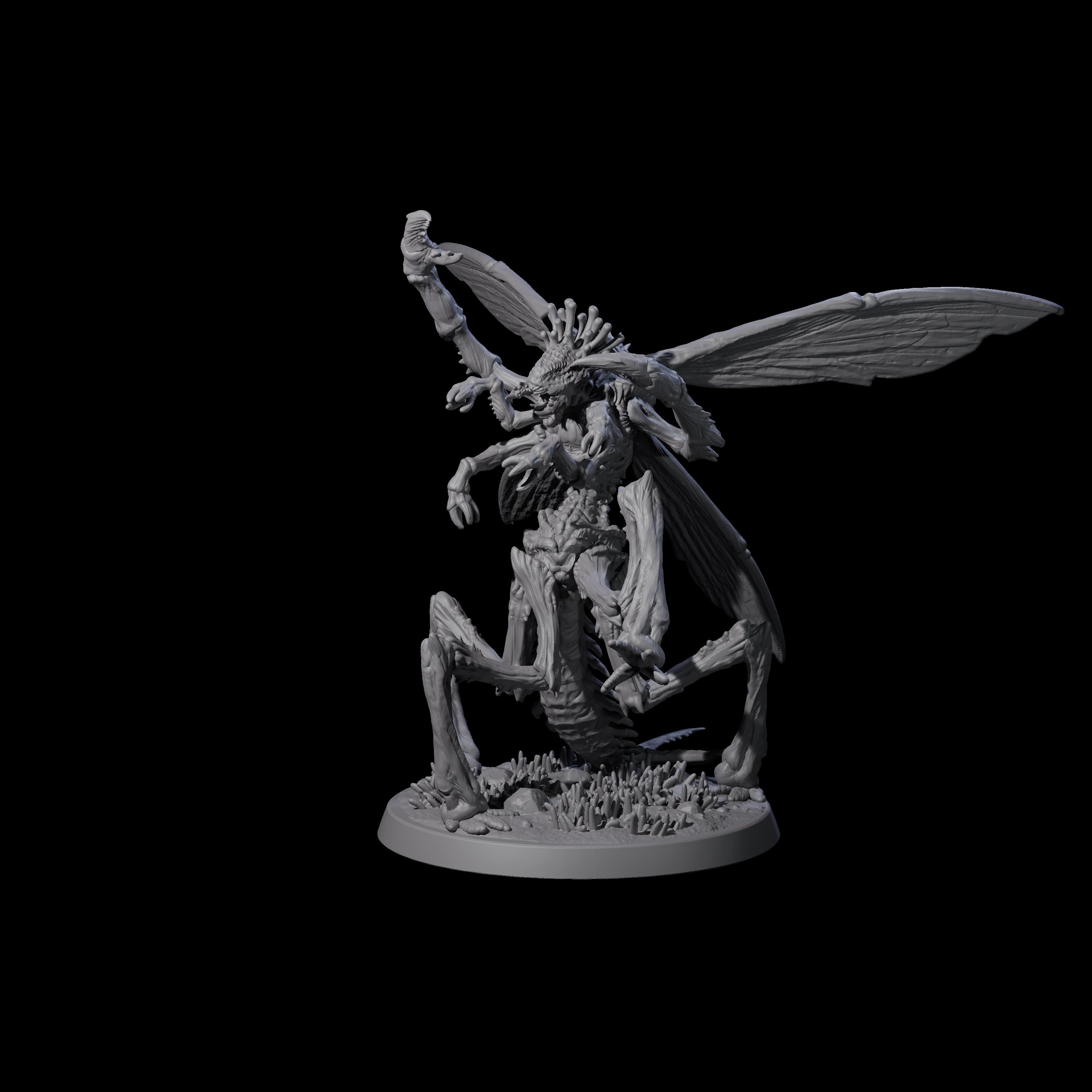 Frenzied Mi-Go Berserker Miniature for Dungeons and Dragons, Pathfinder or other TTRPGs