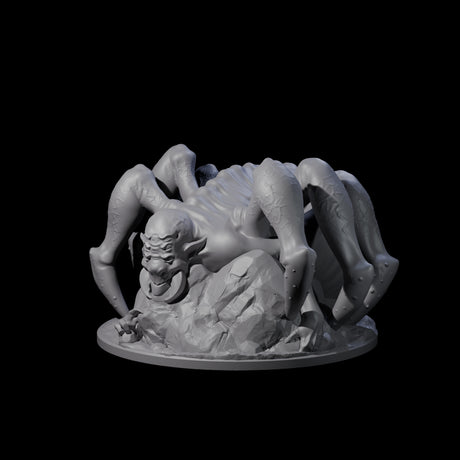 Freshly Birthed Drider Priestess Miniature for Dungeons and Dragons, Pathfinder or other TTRPGs