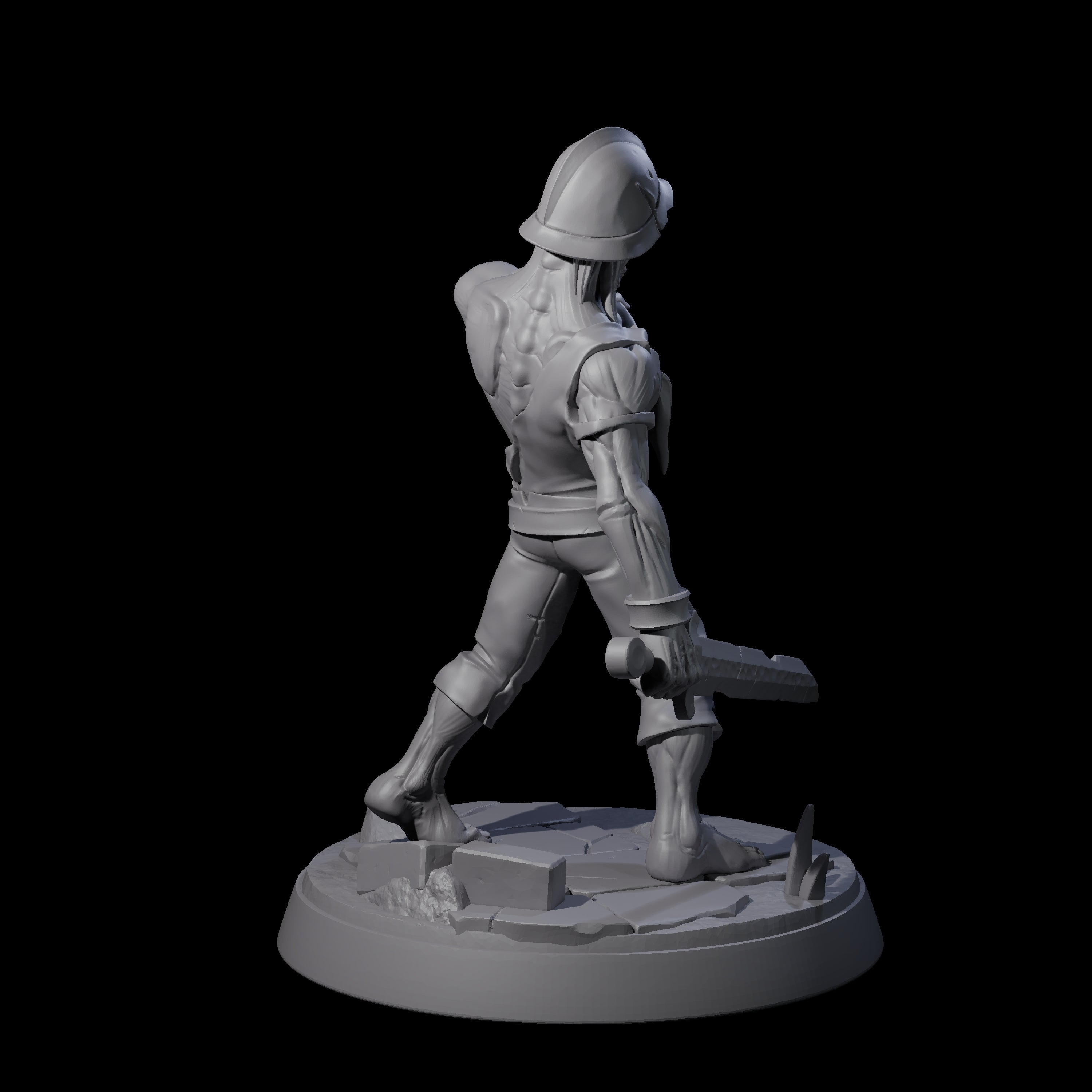 Freshly Risen Zombie Soldier A Miniature for Dungeons and Dragons, Pathfinder or other TTRPGs