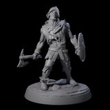 Freshly Risen Zombie Soldier B Miniature for Dungeons and Dragons, Pathfinder or other TTRPGs