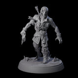 Freshly Risen Zombie Soldier C Miniature for Dungeons and Dragons, Pathfinder or other TTRPGs
