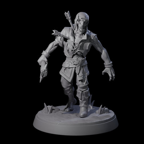 Freshly Risen Zombie Soldier C Miniature for Dungeons and Dragons, Pathfinder or other TTRPGs
