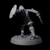 Freshly Risen Zombie Soldier D Miniature for Dungeons and Dragons, Pathfinder or other TTRPGs