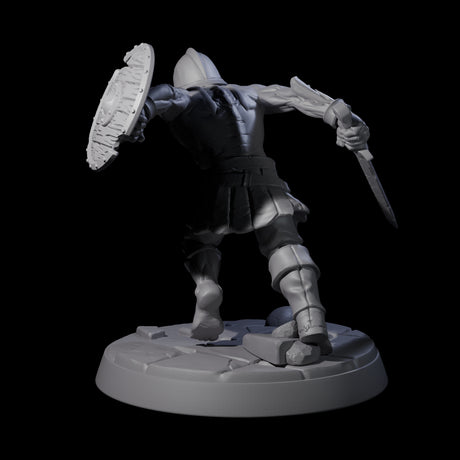 Freshly Risen Zombie Soldier D Miniature for Dungeons and Dragons, Pathfinder or other TTRPGs
