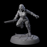 Freshly Risen Zombie Soldier F Miniature for Dungeons and Dragons, Pathfinder or other TTRPGs