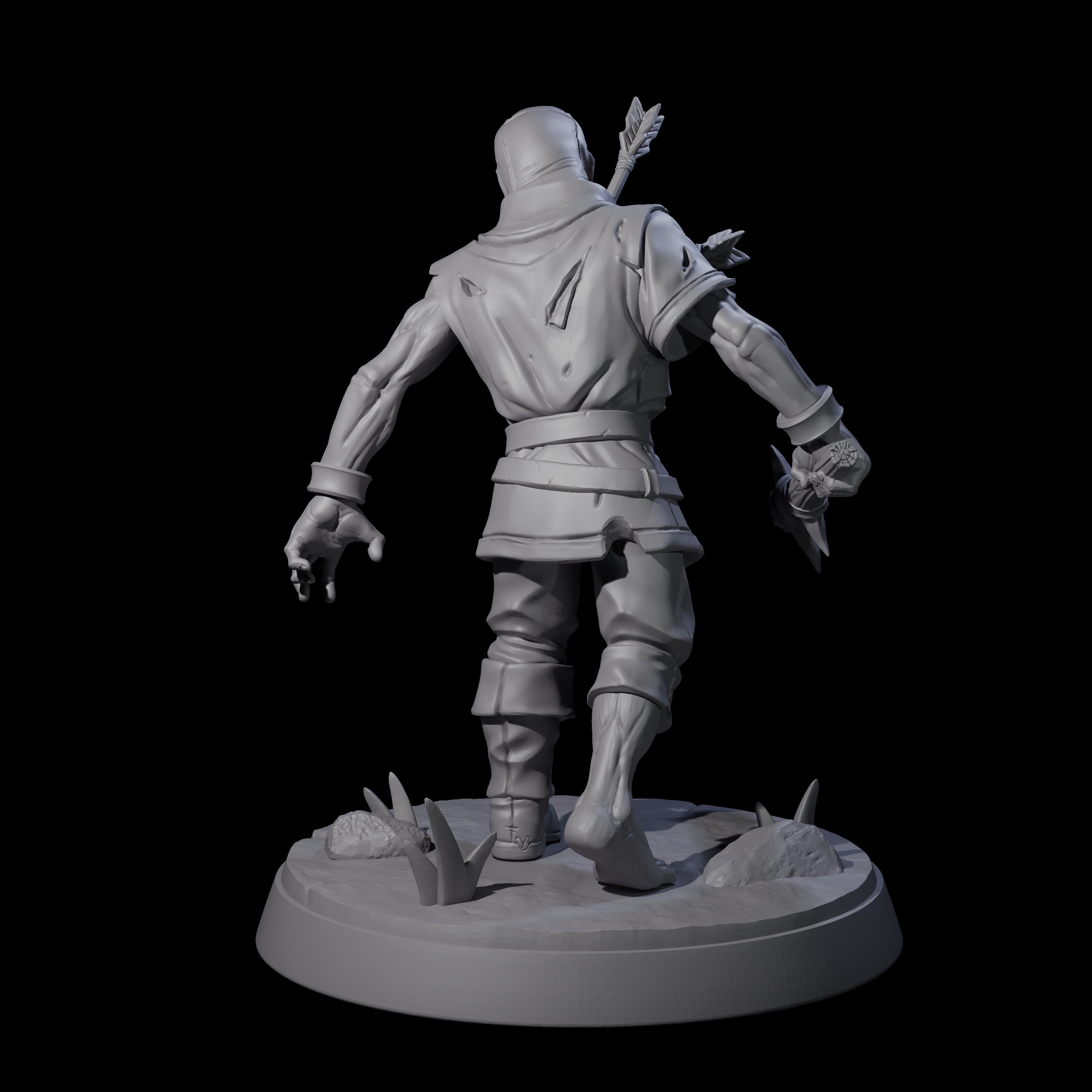 Freshly Risen Zombie Soldier C