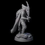 Frilled Lizardfolk Arcane Trickster Miniature for Dungeons and Dragons, Pathfinder or other TTRPGs