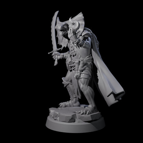 Frilled Lizardfolk Arcane Trickster Miniature for Dungeons and Dragons, Pathfinder or other TTRPGs