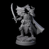 Frilled Lizardfolk Arcane Trickster Miniature for Dungeons and Dragons, Pathfinder or other TTRPGs
