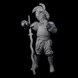 Frivolous Musketeer Miniature for Dungeons and Dragons, Pathfinder or other TTRPGs