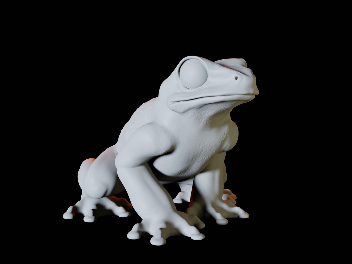 Frog Type A Miniature for Dungeons and Dragons, Pathfinder or other TTRPGs