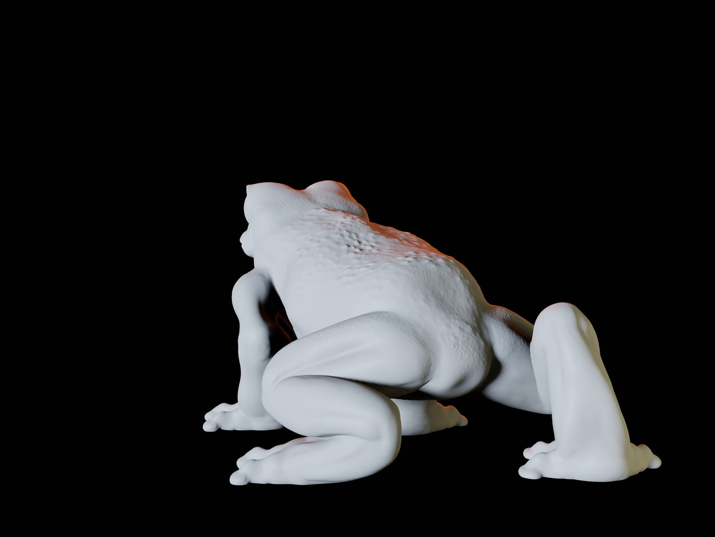 Frog Type B Miniature for Dungeons and Dragons, Pathfinder or other TTRPGs