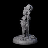 Frolicking Forest Halfing Pinup Miniature for Dungeons and Dragons, Pathfinder or other TTRPGs