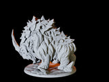 Frost Auroch - Ice Bull Miniature for Dungeons and Dragons, Pathfinder or other TTRPGs