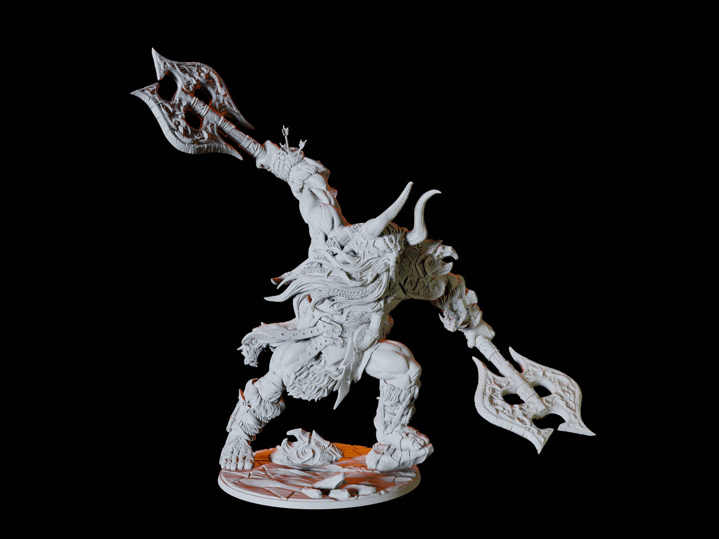 Frost Giant Miniature for Dungeons and Dragons, Pathfinder or other TTRPGs