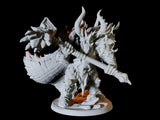 Frost Orc Warchief Miniature for Dungeons and Dragons, Pathfinder or other TTRPGs