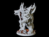Frost Orc Warchief Miniature for Dungeons and Dragons, Pathfinder or other TTRPGs