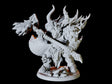 Frost Orc Warchief Miniature for Dungeons and Dragons, Pathfinder or other TTRPGs