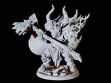 Frost Orc Warchief Miniature for Dungeons and Dragons, Pathfinder or other TTRPGs