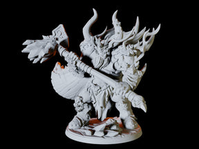 Frost Orc Warchief Miniature for Dungeons and Dragons, Pathfinder or other TTRPGs