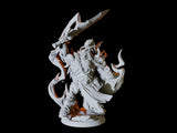 Frost Orc Wizard Miniature for Dungeons and Dragons, Pathfinder or other TTRPGs
