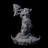 Frostbane Orc B Miniature for Dungeons and Dragons, Pathfinder or other TTRPGs