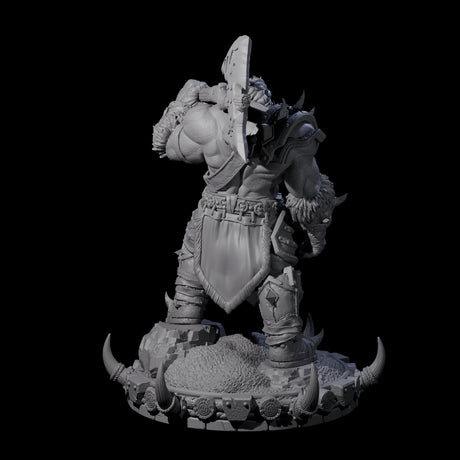 Frostbane Orc B Miniature for Dungeons and Dragons, Pathfinder or other TTRPGs
