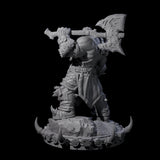 Frostbane Orc B Miniature for Dungeons and Dragons, Pathfinder or other TTRPGs