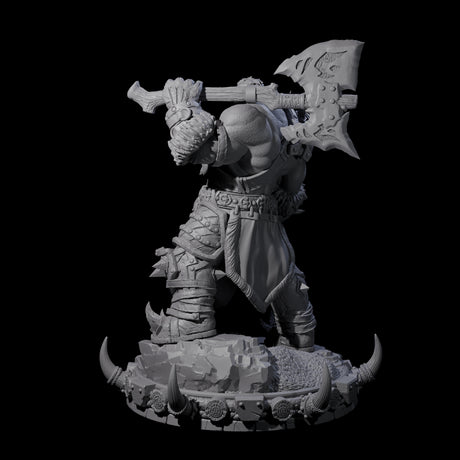 Frostbane Orc B Miniature for Dungeons and Dragons, Pathfinder or other TTRPGs