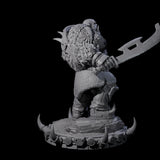 Frostbane Orc C Miniature for Dungeons and Dragons, Pathfinder or other TTRPGs