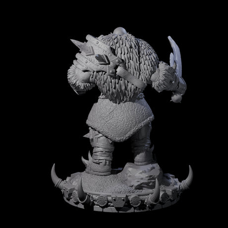 Frostbane Orc C Miniature for Dungeons and Dragons, Pathfinder or other TTRPGs
