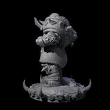 Frostbane Orc C Miniature for Dungeons and Dragons, Pathfinder or other TTRPGs