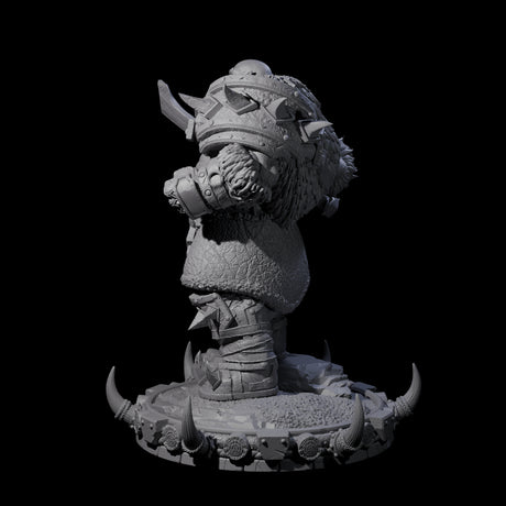 Frostbane Orc C Miniature for Dungeons and Dragons, Pathfinder or other TTRPGs