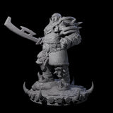 Frostbane Orc C Miniature for Dungeons and Dragons, Pathfinder or other TTRPGs