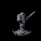 Frostbane Orc D Miniature for Dungeons and Dragons, Pathfinder or other TTRPGs