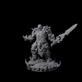 Frostbane Orc D Miniature for Dungeons and Dragons, Pathfinder or other TTRPGs