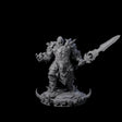 Frostbane Orc D Miniature for Dungeons and Dragons, Pathfinder or other TTRPGs