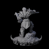 Frostbane Orc E Miniature for Dungeons and Dragons, Pathfinder or other TTRPGs