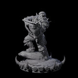 Frostbane Orc E Miniature for Dungeons and Dragons, Pathfinder or other TTRPGs