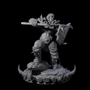 Frostbane Orc E Miniature for Dungeons and Dragons, Pathfinder or other TTRPGs