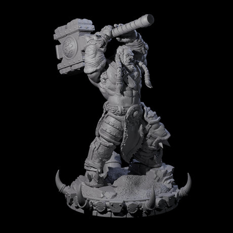 Frostbane Orc F Miniature for Dungeons and Dragons, Pathfinder or other TTRPGs