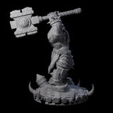 Frostbane Orc F Miniature for Dungeons and Dragons, Pathfinder or other TTRPGs