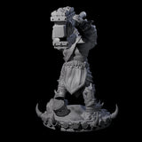 Frostbane Orc F Miniature for Dungeons and Dragons, Pathfinder or other TTRPGs