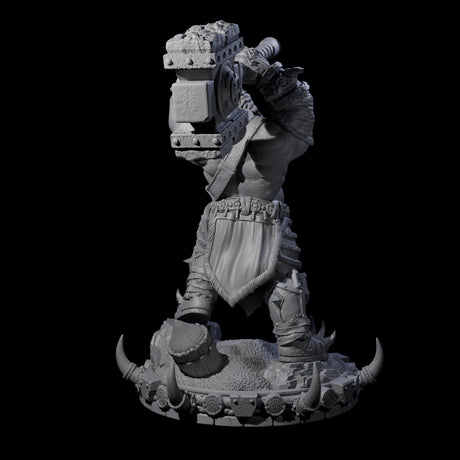 Frostbane Orc F Miniature for Dungeons and Dragons, Pathfinder or other TTRPGs