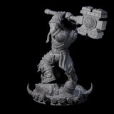 Frostbane Orc F Miniature for Dungeons and Dragons, Pathfinder or other TTRPGs