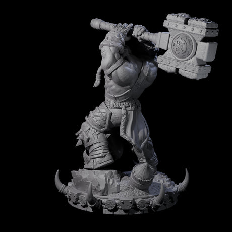 Frostbane Orc F Miniature for Dungeons and Dragons, Pathfinder or other TTRPGs